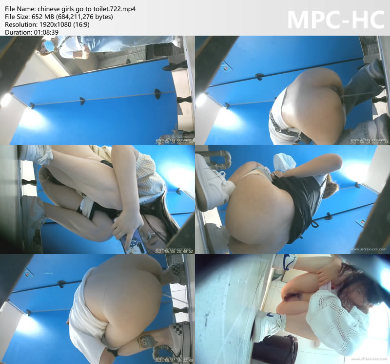 chinese girls go to toilet.722